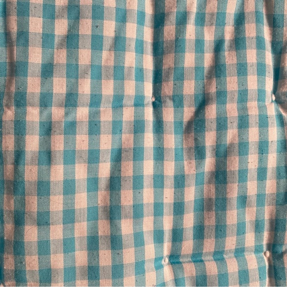 Vintage Handmade Embroidered Baby Tie Quilt 48” x 50” - Picture 12 of 12